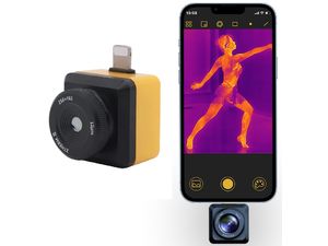 Xinfrared T2S Plus mobile Wärmekamera und Wärmebildkamera mit EASYGRIP Halterung, iOS
