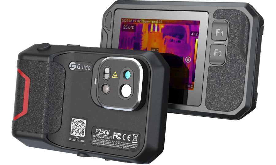 Guide sensmart PF210 професионална джобна термовизионна камера, IR 256x192, 3,5-инчов дисплей, -20-550°C, Wi-Fi,