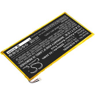 Батерия за Acer Iconia One 10 B3-A40, 6000 mAh, Li-Pol, 6 извода