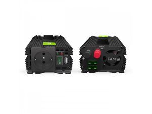 Green Cell Power Inverter PRO feszültség átalakító 12V-ról 230V-ra, 500W/1000W, módosított szinuszos