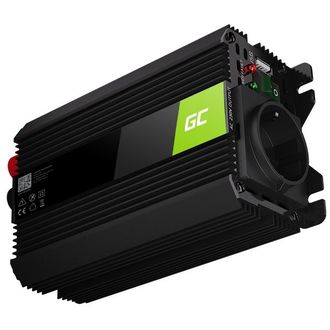 Convertor de tensiune Green Cell Power Inverter PRO de la 24V la 230V, 300W/600W, sinusoid modificat