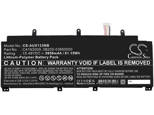 Akkumulátor Asus ROG Flow X13 GV301QE-K6008, és másokhoz, 3950 mAh,Li-Pol