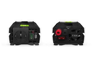 Green Cell Power Inverter PRO feszültségátalakító 24V-ról 230V-ra, 300W/600W, módosított szinuszos