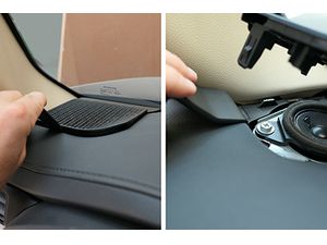 Brodit ProClip montážní konzole pro Toyota LandCruiser 300 21-23, vlevo nad mřížku ventilace