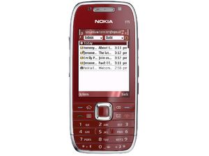 NOKIA E75 Red 4GB + Krusell pouzdro Orbit flex
