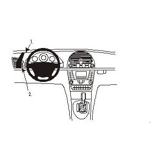 Brodit ProClip montážní konzole pro Mercedes Benz E-Class (200-430) Sedan 03-09, vlevo