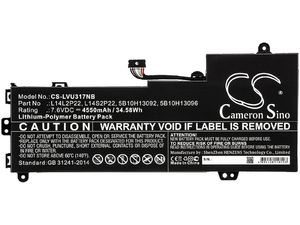 Baterie pentru Lenovo E31-80, Ideapad 510s-13 și altele, 4550mAh , Li-Pol