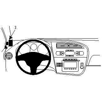 Brodit ProClip montážní konzole pro Seat Leon 06-12, vlevo na sloupek