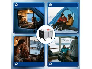 Hcalory HBH2 - unabhängige 8kW Dieselheizung, 12V/24V/220V, 5L Tank, APP