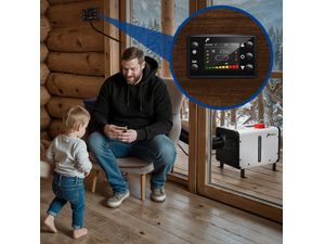 Hcalory HBH2 - unabhängige 8kW Dieselheizung, 12V/24V/220V, 5L Tank, APP