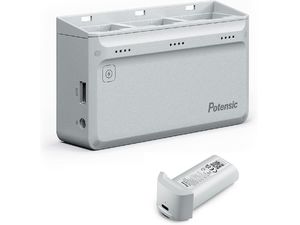 Încărcător rapid Potensic cu 3 poziții pentru Atom 4K SE 60W More Power, kit cu adaptor AC și 1x baterie