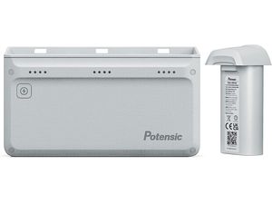 Încărcător rapid Potensic cu 3 poziții pentru Atom 4K SE 60W More Power, kit cu adaptor AC și 1x baterie
