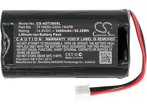 Baterie pentru Audio Pro Addon T10, Audio Pro Addon T3, ( eq. TF18650-2200-1S4PB ), 3400 mAh