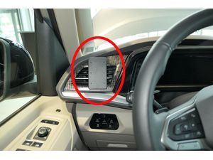 Brodit Монтажна скоба ProClip за Volkswagen T7 Multivan 22-24, отляво на вентилационната решетка