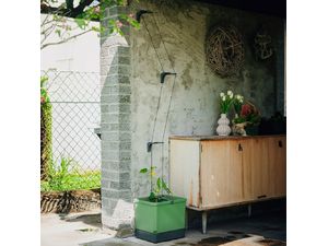 Gusta Garden CURT CUCUMBER - ghiveci cu autoapărare, antracit