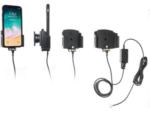 Brodit suport auto pentru Apple iPhone 11/XR/Xs/X/8/7/6s/6 Plus în husă, nast. cu încărcare ascunsă