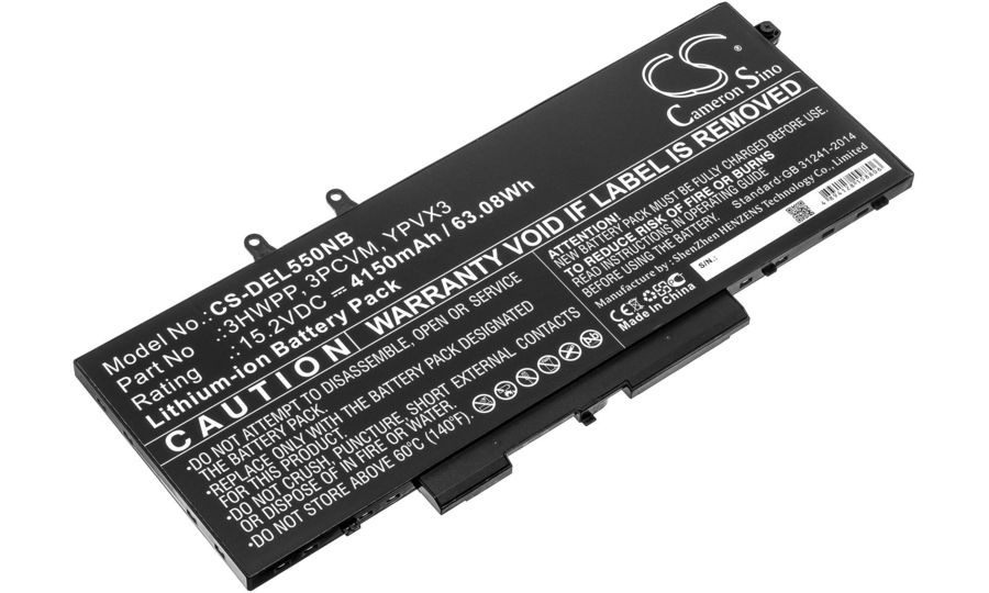 Akku für Del Latitude 5501, Latitude 5401, Latitude 14 5410, Latitude 15 5511, 4150 mAh, Li-Ion
