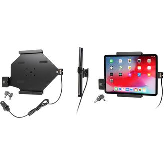 Brodit държач за кола за Apple iPad Pro 11" (2020/2018)/ Air 4, без калъф, със CL/USB зареждане, заключване