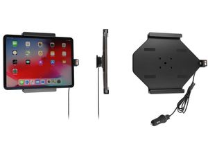 Brodit držák do auta na Apple iPad Pro 11" (2020/2018)/ Air 4, bez pouzdra, s nabíjením z CL/USB