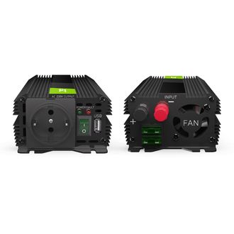 Green Cell Power Inverter PRO feszültségátalakító 24V-ról 230V-ra, 500W/1000W, módosított szinuszos