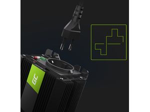 Green Cell Инвертор на мощност PRO Преобразувател на напрежение от 24V на 230V, 500W/1000W, модифицирана синусоида
