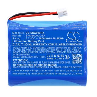 Akkumulátor az NX6, NX8 jeladóhoz, 7800 mAh, Li-Ion