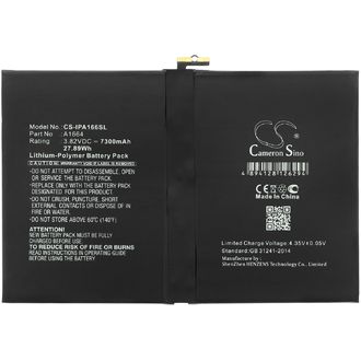 Батерия за iPad Pro 9.7, Ipad 10.2 7th Gen, Ipad 6.3 и други, 7300 mAh, Li-Pol