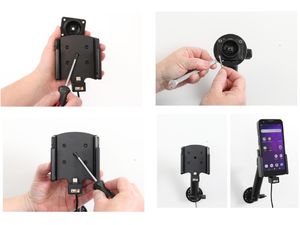 Държач Brodit за Datalogic Memor 30, 35, без калъф, USB-C, скрито зареждане