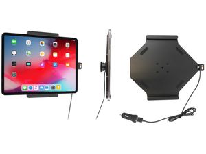 Brodit suport auto pentru Apple iPad Pro 12,9" 2020/2018 fără carcasă cu brichetă/încărcare USB