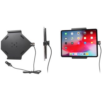 Brodit поставка за кола за Apple iPad Pro 12,9" 2020/2018 без калъф с запалка за цигари/USB зареждане