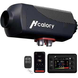 Hcalory HBU1S - încălzitor diesel independent 8kW, 12V/24V/220V, rezervor 10L, APP