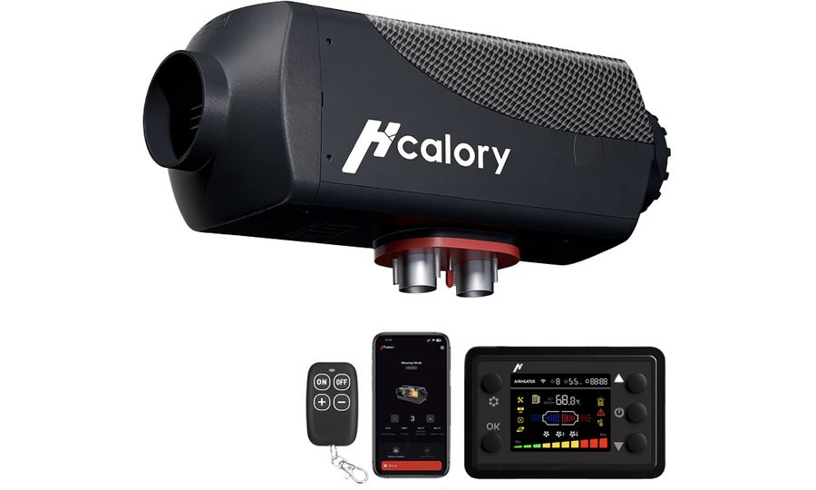 Hcalory HBU1S - unabhängige 8kW Dieselheizung, 12V/24V/220V, 10L Tank, APP