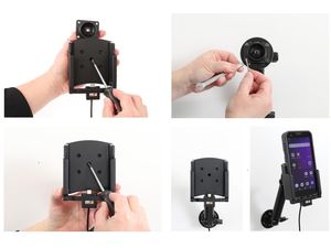 Brodit-Halterung für Datalogic Memor 30, 35, mit Originalgehäuse, USB-C, mit CL-Ladung