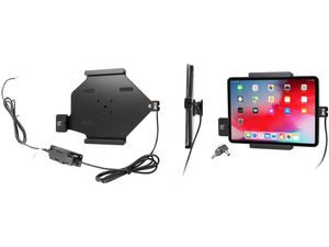 Brodit suport auto pentru Apple iPad Pro 11" (2020/2018), fără carcasă, cu încărcare ascunsă, cu blocare
