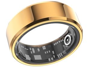 Risinno X1, okos gyűrű, 8-as méret (belső átmérő 18,2mm), arany színben.