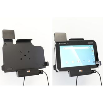 Brodit držák do auta na Panasonic FZ-L1, bez pouzdra, se skrytým nabíjením/USB host, s jištěním