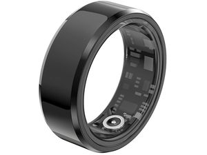 Risinno X1, intelligens gyűrű, 8-as méret (belső átmérő 18,2mm), fekete színű.