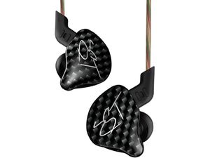 KZ ZST, hibrid HiFi fejhallgató mikrofonnal, fekete/szürke