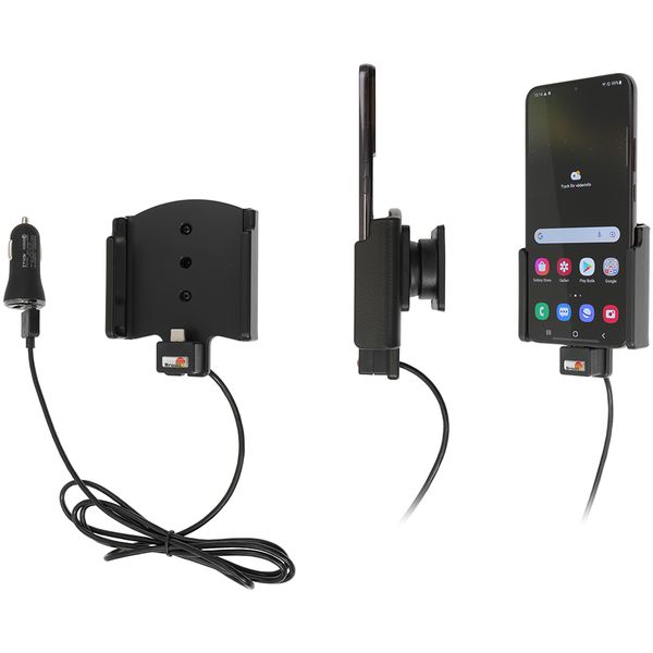 Brodit držák do auta na Samsung Galaxy S22+, bez pouzdra, s nabíjením z CL/USB
