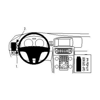 Brodit ProClip montážní konzole pro Volvo S60/V60 11-18, vlevo na mřížku ventilace