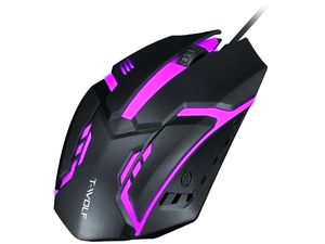 T-Wolf V1 svítící herní myš k PC a notebooku