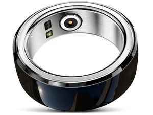 Risinno R8, интелигентен пръстен, размер 10 (вътрешен диаметър 20 мм), черен