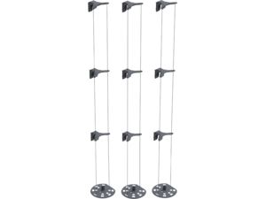 Gusta Garden COCUMBER BUDDY tartó kábel, 3x fali konzol, 3 db-os csomagban