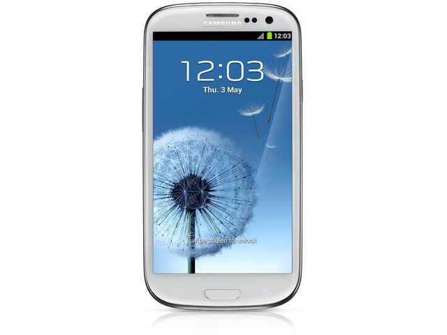 obsah balení Samsung Galaxy S III bílá + flexibilní držák Breffo Spiderpodium bílá