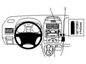 Brodit ProClip Citroen Jumpy II/Fiat Scudo/Peugeot Expert 07-16/Toyota ProAce 13-16, jobbközép