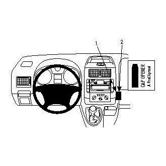 Brodit ProClip Citroen Jumpy II/Fiat Scudo/Peugeot Expert 07-16/Toyota ProAce 13-16, na střed vpravo