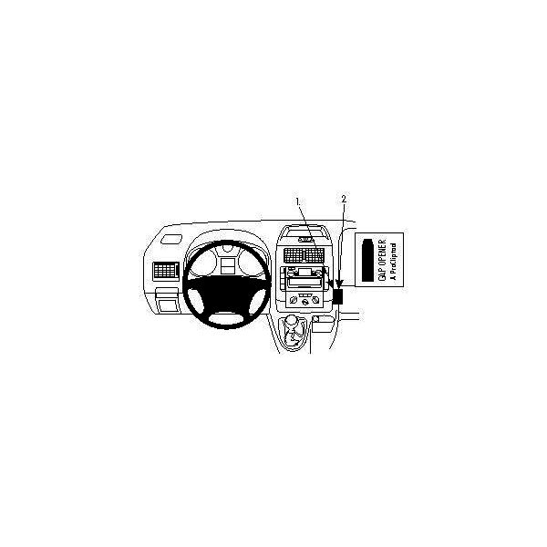 Brodit ProClip Citroen Jumpy II/Fiat Scudo/Peugeot Expert 07-16/Toyota ProAce 13-16, na střed vpravo
