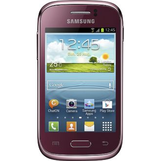 Samsung GALAXY Young S6310 NFC, червен