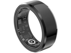 Risinno X1, intelligens gyűrű, 8-as méret (belső átmérő 18,2mm), fekete színű.