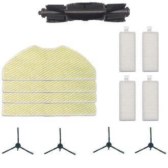 Set de perii, filtre și mopuri Mobilly pentru Rowenta S75S și S75S+, 13 buc.